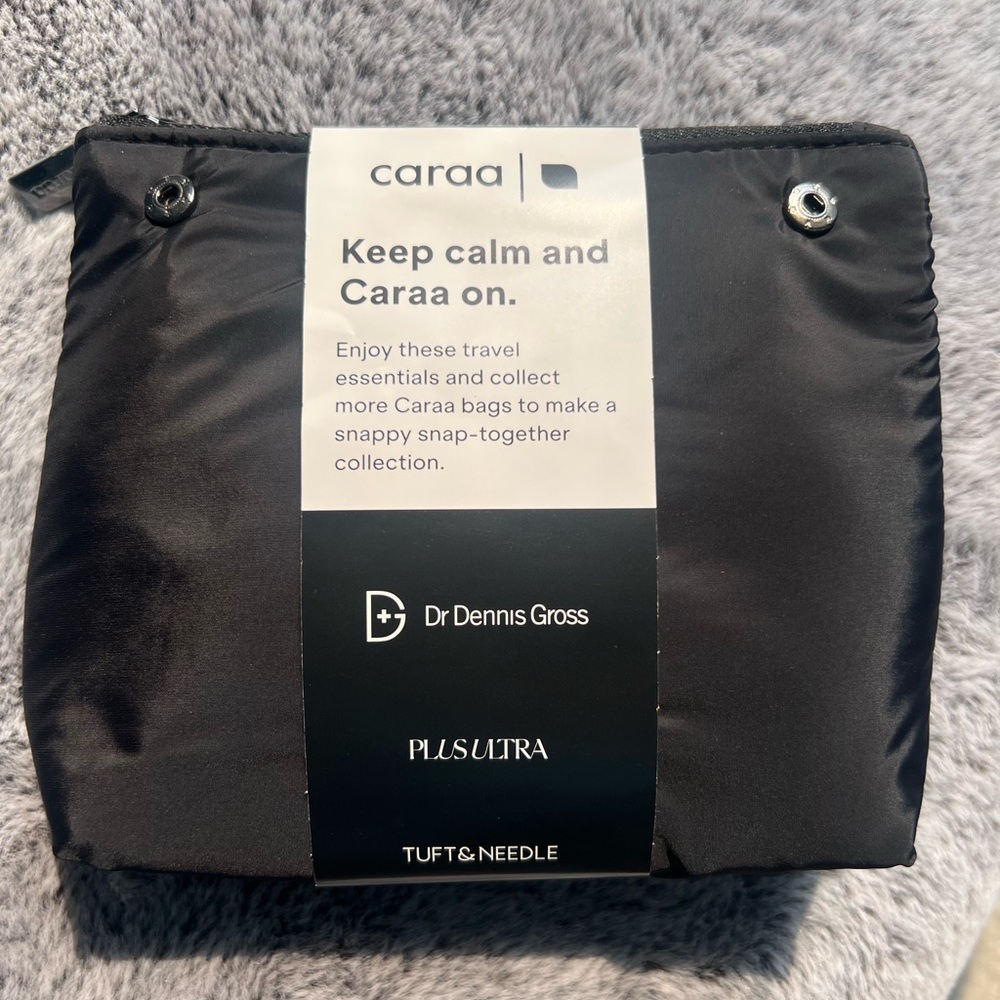 CARAA JetBlue-Mint Amenities Travel  Pouch: Dr.Dennis Gross Plus Ultra Socks NEW